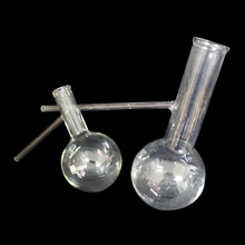 玻璃蒸餾燒瓶 具支管蒸餾瓶 反應瓶60ml  125/ 150ml 250ml 500ml