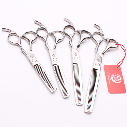 Purple Dragon 5.0 8-inch pet hair clipper silver hair cutter bangs flattening clip tooth clip thinning clip