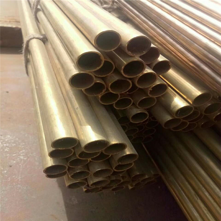 装饰做旧黄铜管定做 铜锌合金黄铜空心管 易折弯加工H62黄铜管