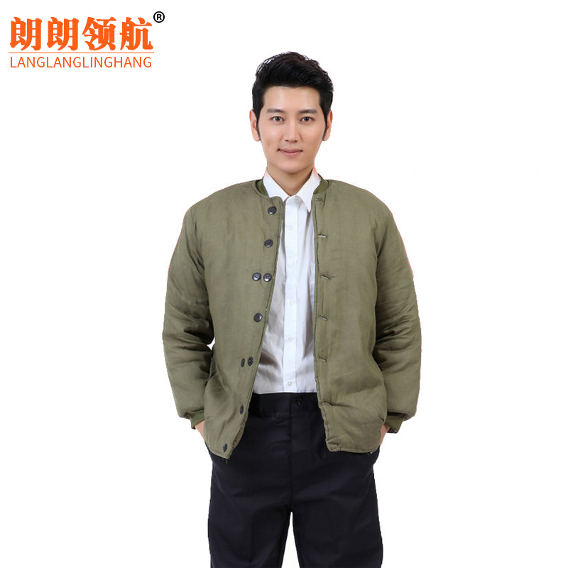 厂家批发冬季保暖加厚87老式军绿色小棉袄工厂冷库防寒劳保棉衣服|ru