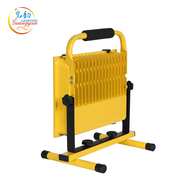 新款led充電投光燈30W60W120W紅藍(lán)爆閃,跨境貨源,白光補(bǔ)光燈