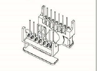 ETD34骨架YC-ETD-3401 7+7P 厂家直销，变压器骨架，电感底座