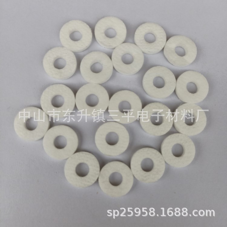 厂家直销 圆形打孔纤维棉片 吸水纤维棉 机械用纤维棉垫 免费拿样