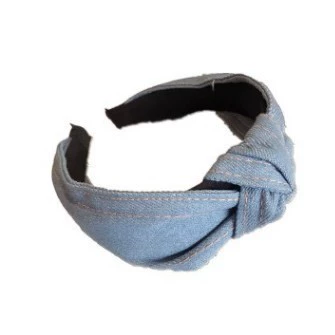 Hair accessory, denim cloth, headband, South Korea, Korean style, new collection