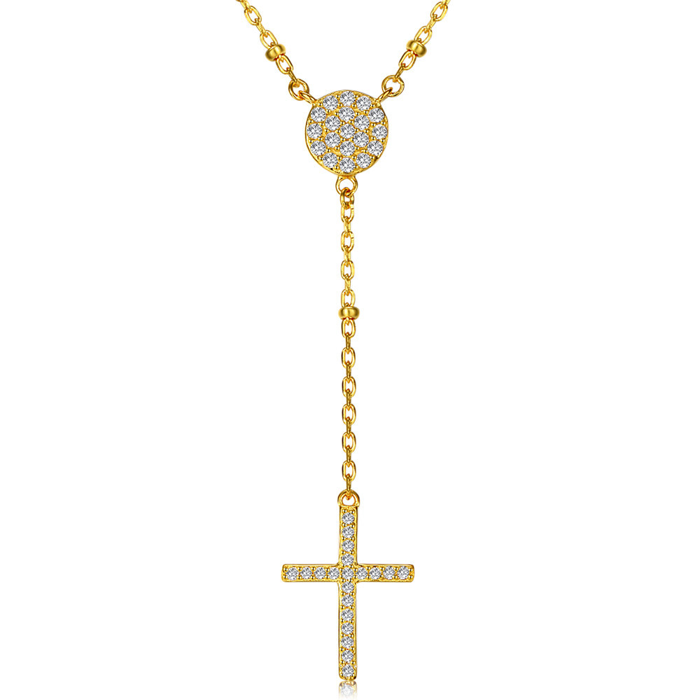 KALETINE 925 Sterling Silver Rosary Necklace - Image 3