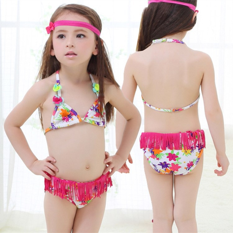 Children's three dimensional split swimwear for early age for…