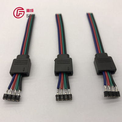 供应 RGB4p护套线 彩排4p3528 5050 RGB七彩灯条线 可批发|ms