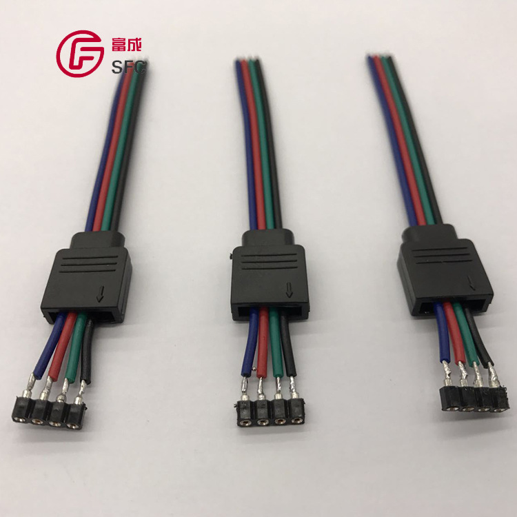 供应 RGB4p护套线 彩排4p3528 5050 RGB七彩灯条线 可批发|ms