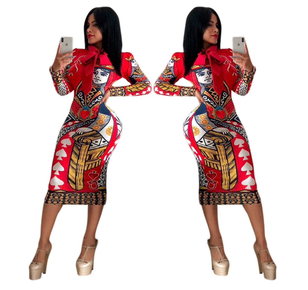 poker face dress Nihaostyles wholesale clothing vendor NSMDJ75055