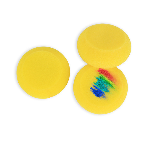 Children's painting graffiti round sponge brush brush kindergarten diy seal sponge art graffiti tool