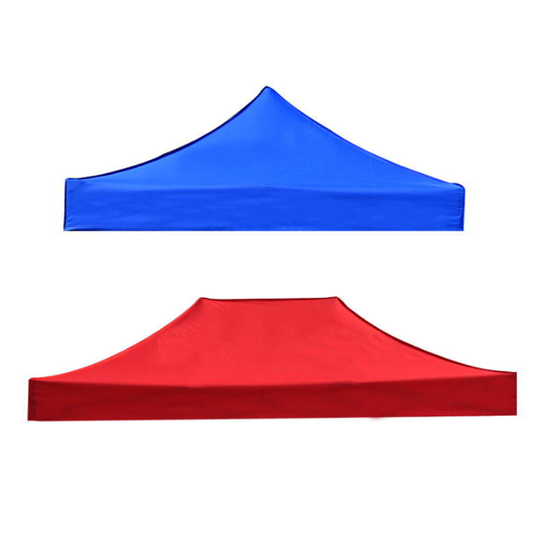 Tienda plegable de tela superior sombrilla paraguas de cuatro esquinas tela de lluvia engrosada tela de cobertizo de lluvia a prueba de lluvia puesto publicitario paraguas impresión de tela