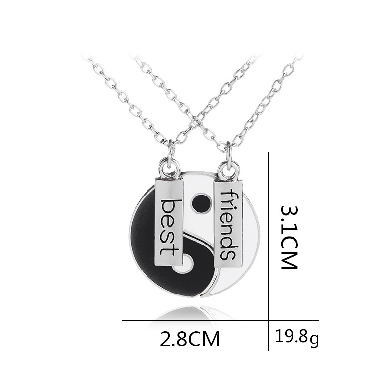 Nuevos Productos Fashion Friends Best Friends Necklace Yiwu Nihaojewelry Wholesale display picture 2