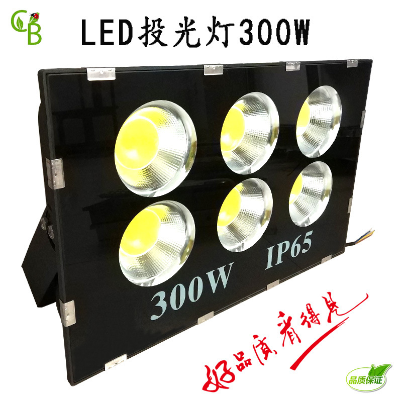 COB投光灯 高杆灯 LED投光灯 泛光灯300W 塔吊灯 户外防水广告灯