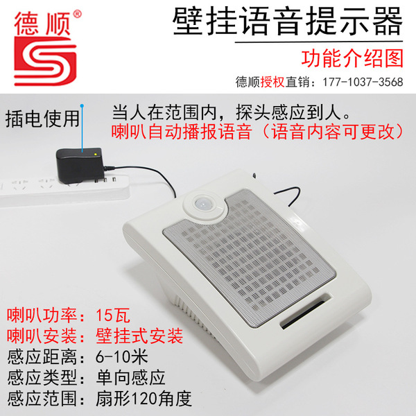 DS-610 Voice Totor Person's infrared induction site can set up voice…