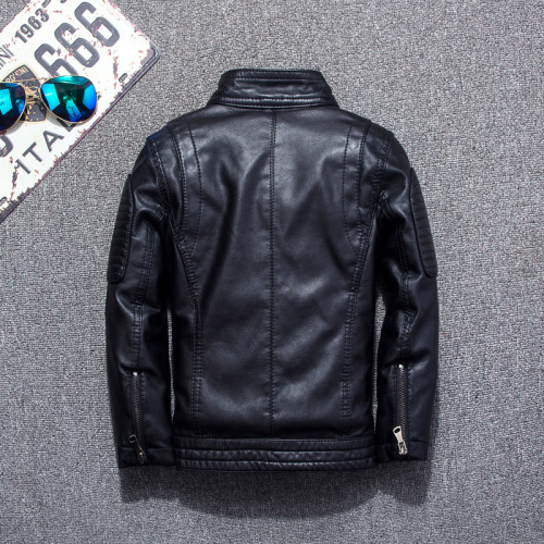 Children's Leather Jackets 2024 Spring and Autumn New Korean Style Boys' Leather Jackets Fashion Children's Leather Jackets Girls Manufacturer