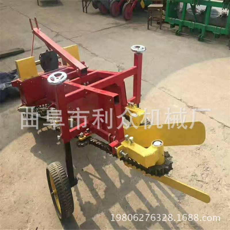 连云港 链条传动花生收获机 四轮带花生收获机