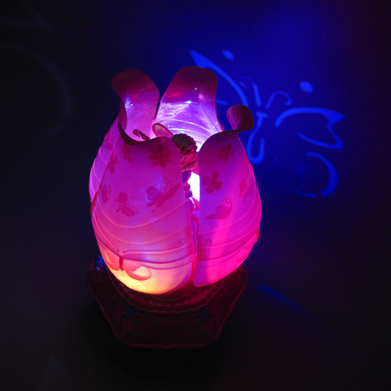 Nueva Flor de hadas las mujeres elevación eléctrica giratoria bailando flor princesa con luz música universal juguetes para niños