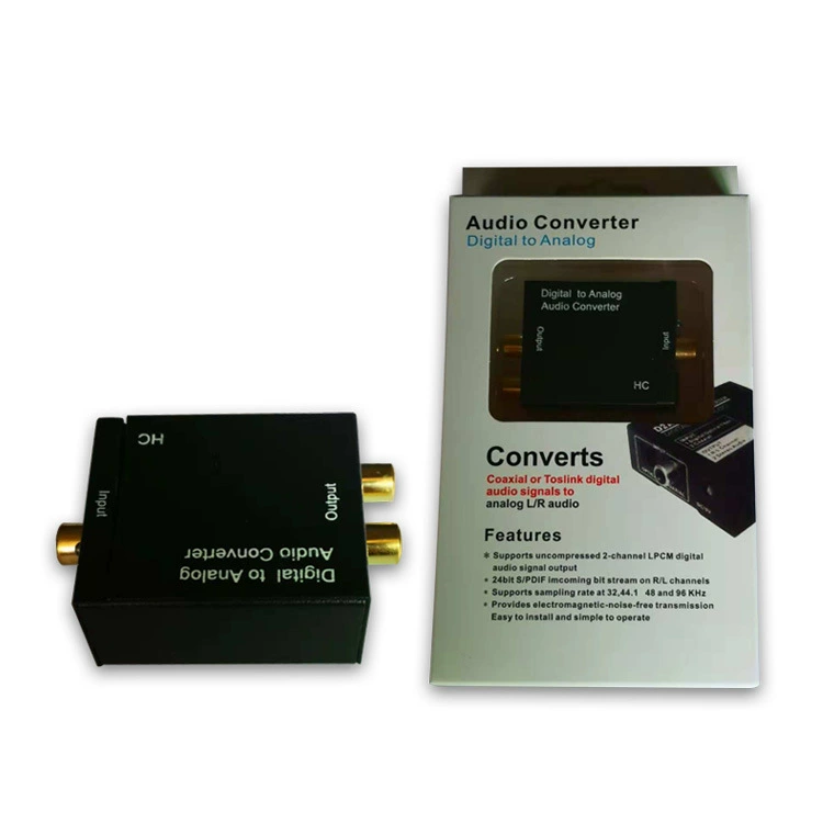 Цифро-аналоговый аудиопреобразователь Fiber Fiber Transfer Simulation Audio Converter около 3,5 каналов с наушниками с наушниками
