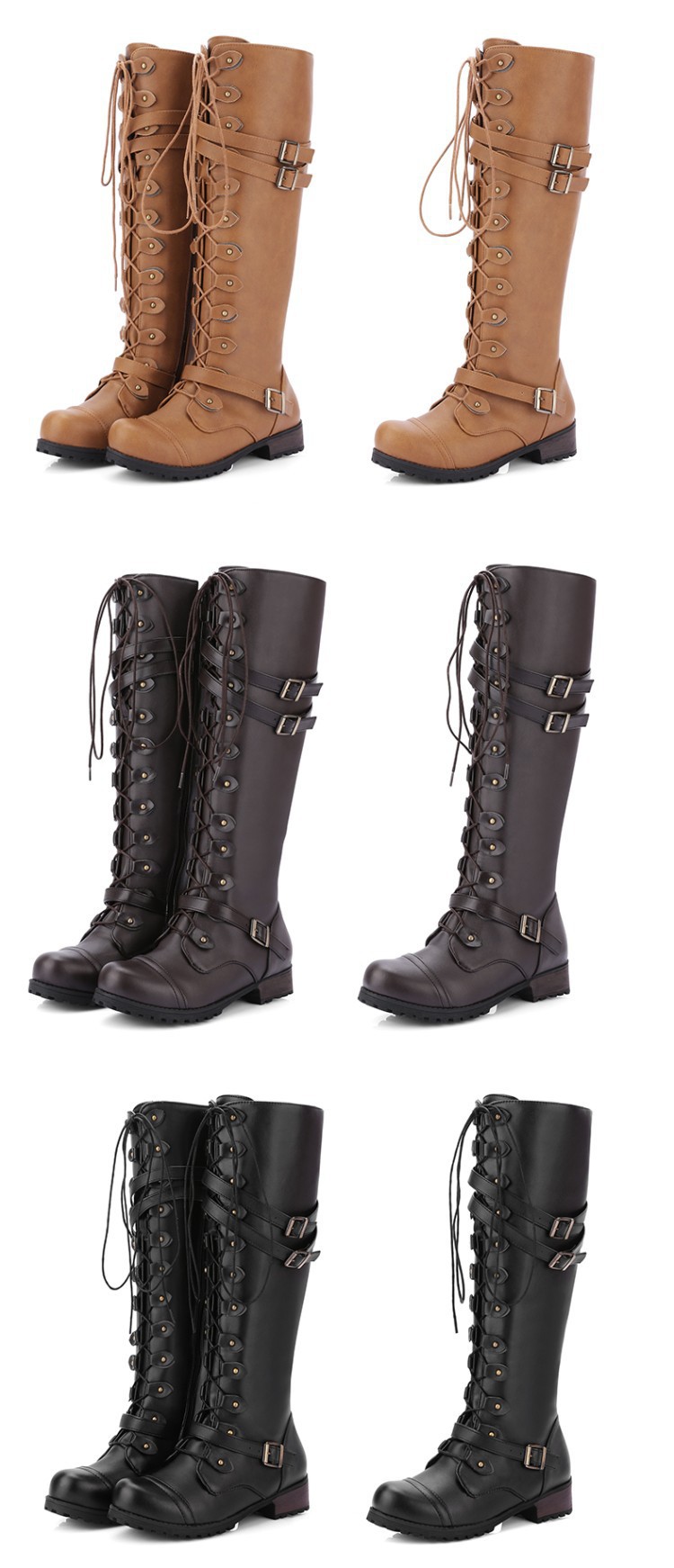 Bottes femme en PU artificiel - Ref 3354698 Image 12