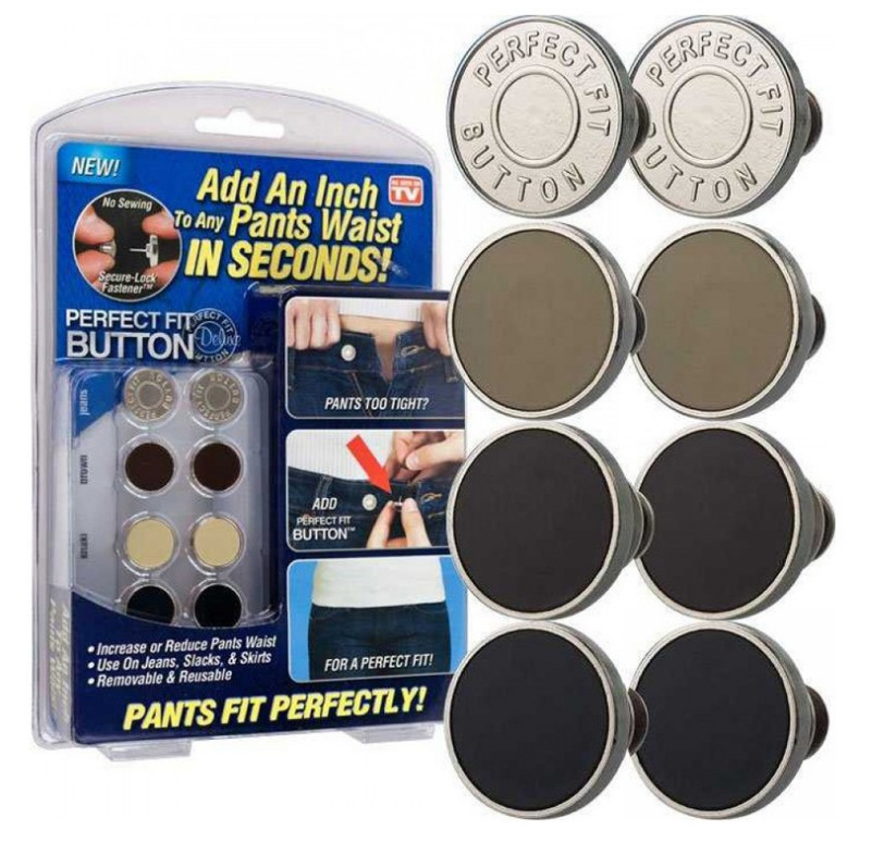 跨境 perfect fit button  金属纽扣 牛仔裤扣 替换纽扣 松紧纽扣