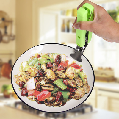 Stainless steel Anti scald Hand clip kitchen non-slip Disc Folder multi-function Chuck Mention the bowl is