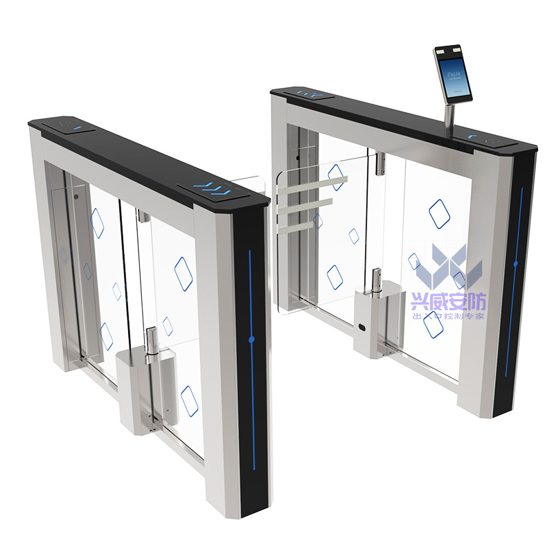 摆闸人行通道闸门禁系统景区二维码检票系统工地指纹人脸识别闸机