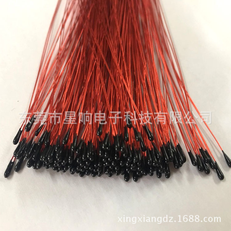 红色线温度传感器103F  3950NTC热敏电阻  星响专业生产