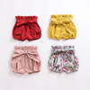 Brand summer trousers with bow, flashlight, shorts, European style, bread