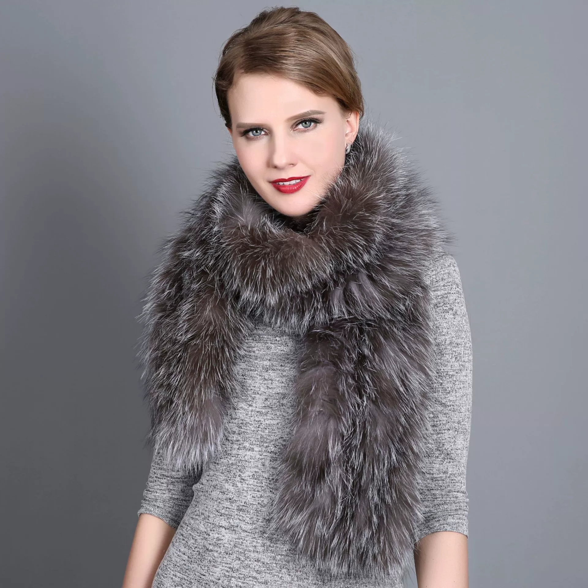 Winter universal keep warm woven scarf