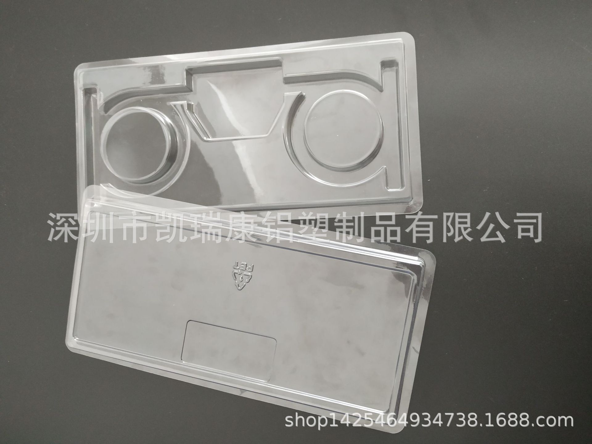 供应光纤防静电吸塑盒 光接收、发射模块包装盒