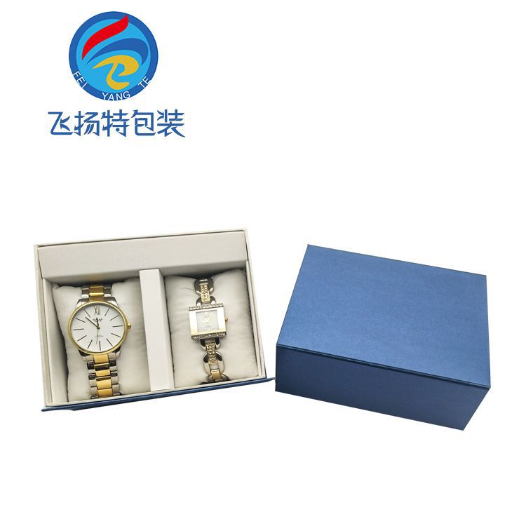 厂家批发天地盖男女款对表纸盒子 高档手表包装盒 精品首饰包装盒