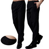 men and women Same item high quality black Work pants Western-style trousers hotel Hotel Restaurant Waiter work trousers