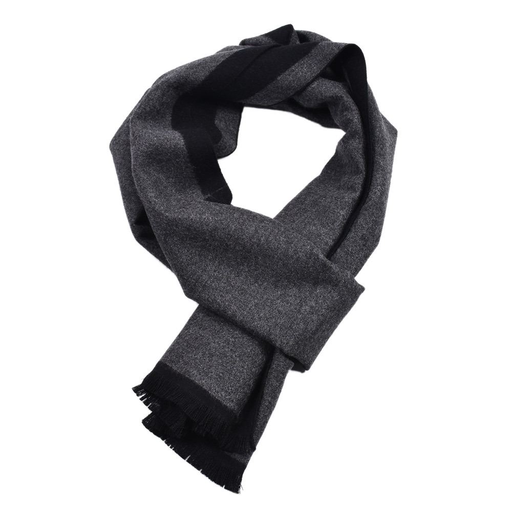 Bufanda hombre reversible de cuadros efecto cachemir otoño invierno_voghion.com