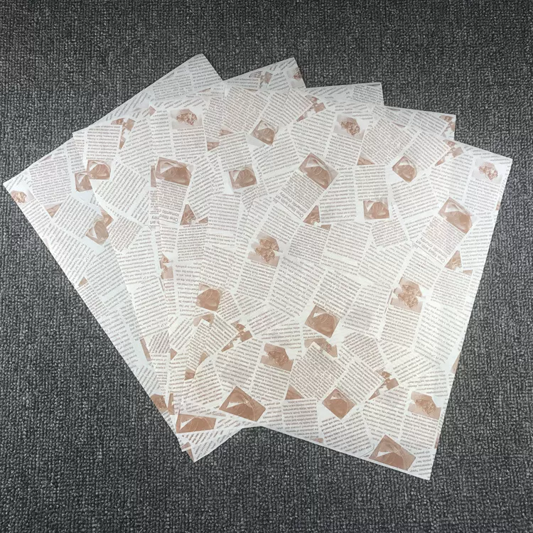 食品包装淋膜纸吸油纸面包垫纸托盘子批发环保牛皮纸食品级防油