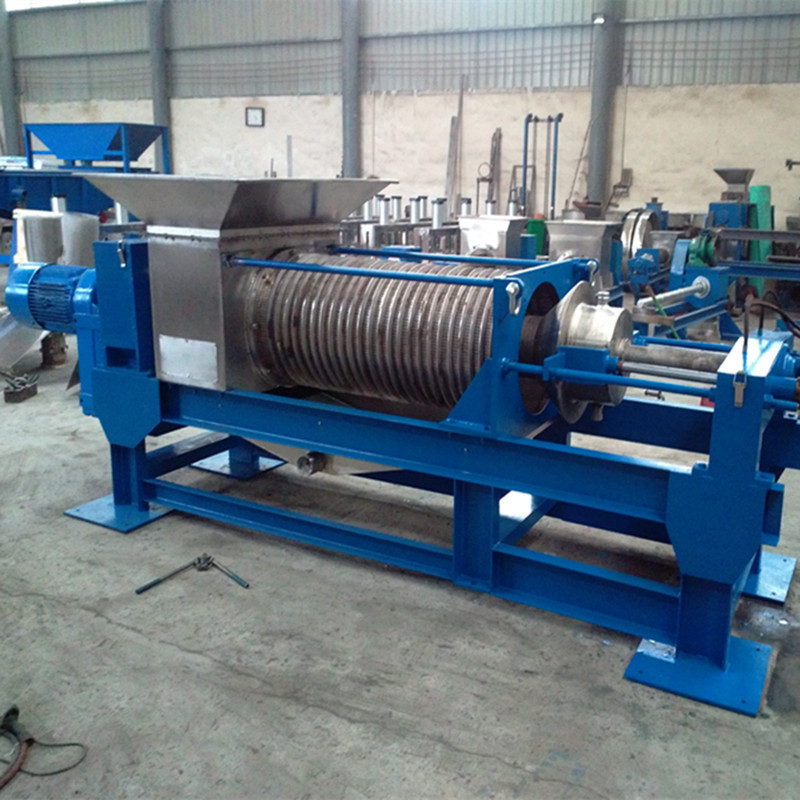 厨余垃圾脱水处理压榨设备--双螺旋压榨机