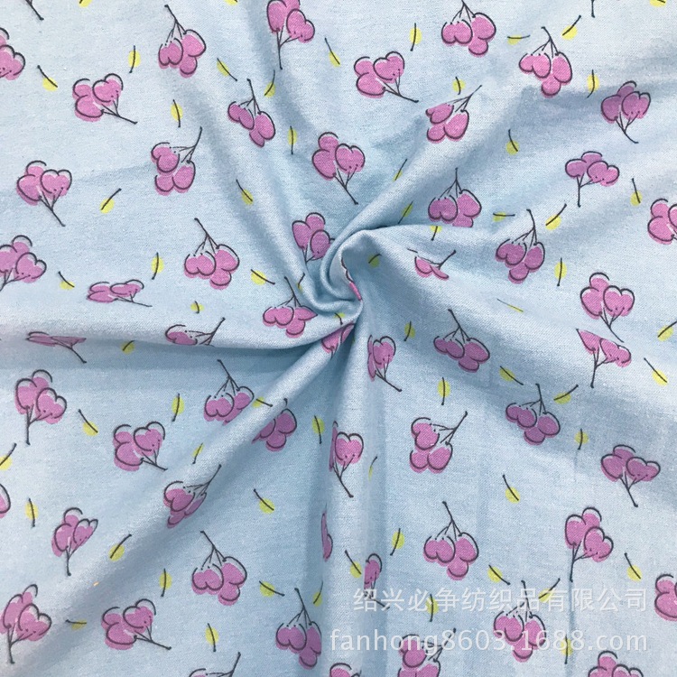 秋冬新款日韩全棉印花绒布长期供应可订货 1米起售