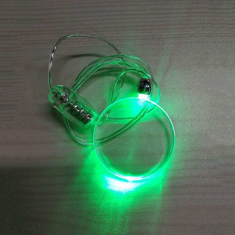 发光项链 led发光项链 圣诞节发光项链 发光挂挂绳