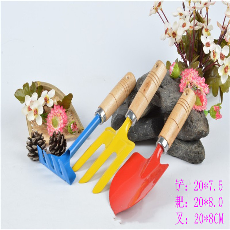 园林三件套 园林工具 铲耙叉园艺用品儿童花园工具厂家批发