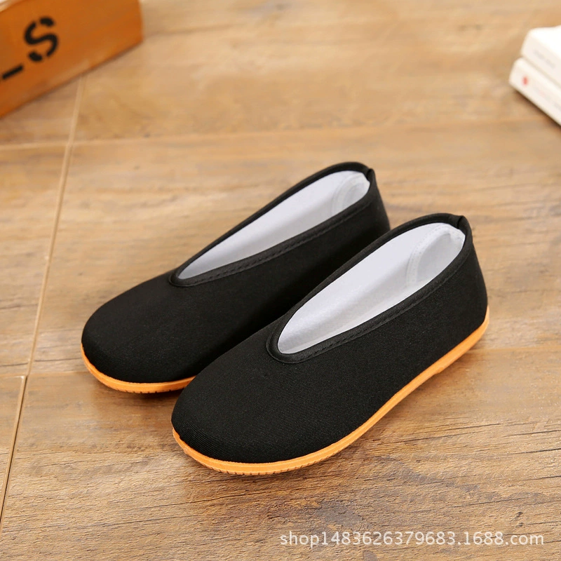 Новая детская обувь с круглым горлом и мягкой подошвой, дышащая обувь для мальчиков, сценические выступления, старая Пекинская Тканевая обувь, детская обувь, танцевальная обувь