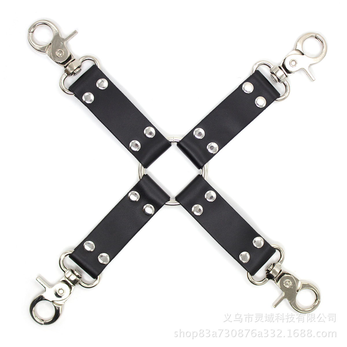 Sexy accesorios vinculantes manos y pies reverso espalda manguito sexy manos y pies vinculante Cruz de cuero Gancho pareja suministros