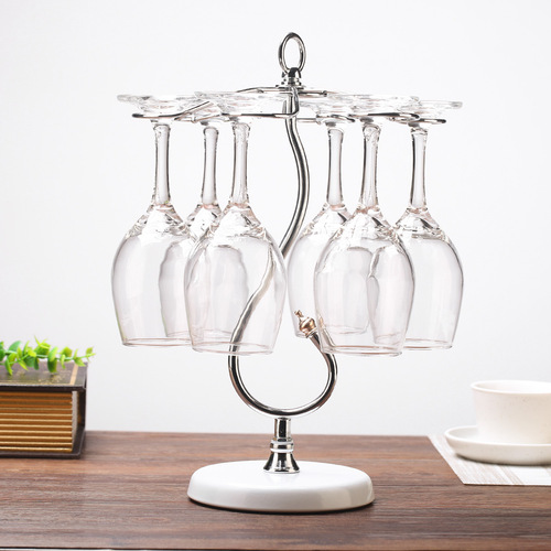 European wine glass holder, wall-mounted glass rack, upside-down wine glass shelf, tall glass holder