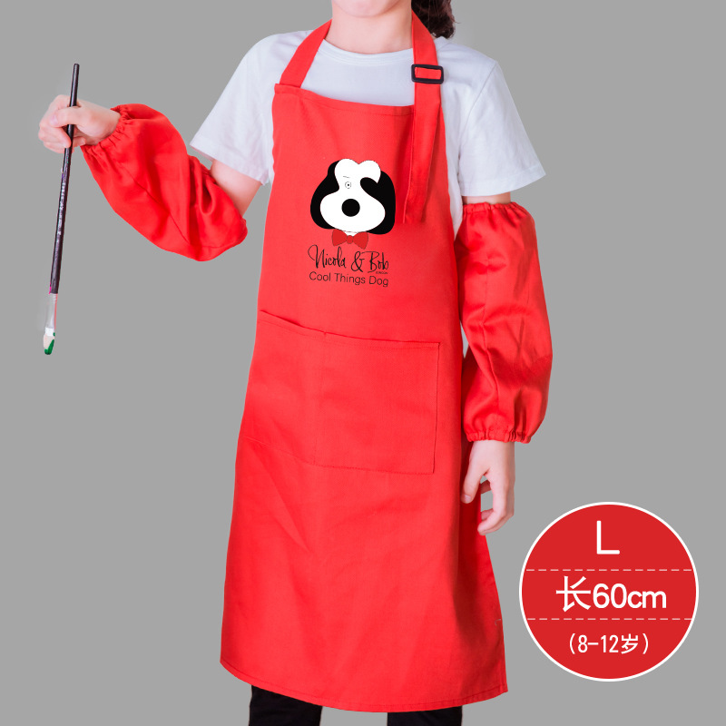 Lindo delantal sin mangas de dibujos animados los niños bebé pintura arroz ropa cerámica hornear Escuela Primaria estudiante clase arte protectora