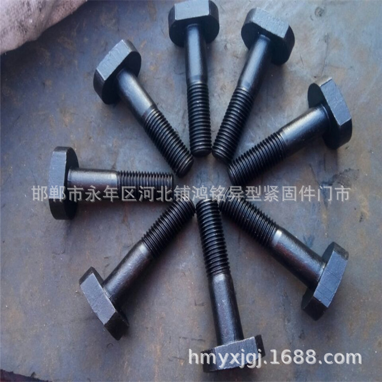 8.8级T型螺栓/方头螺栓/铰制孔用螺栓/空芯螺栓/衬板螺栓/元宝丝