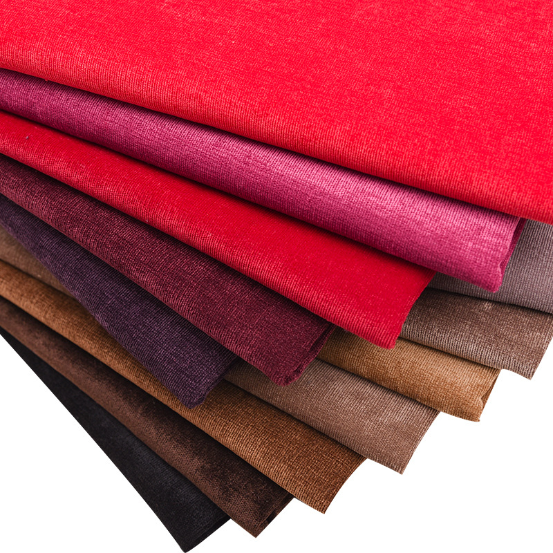 The new sofa cloth wholesale Multicolor Soft roll background Fabric 28 Corduroy Promotional decorative cloth