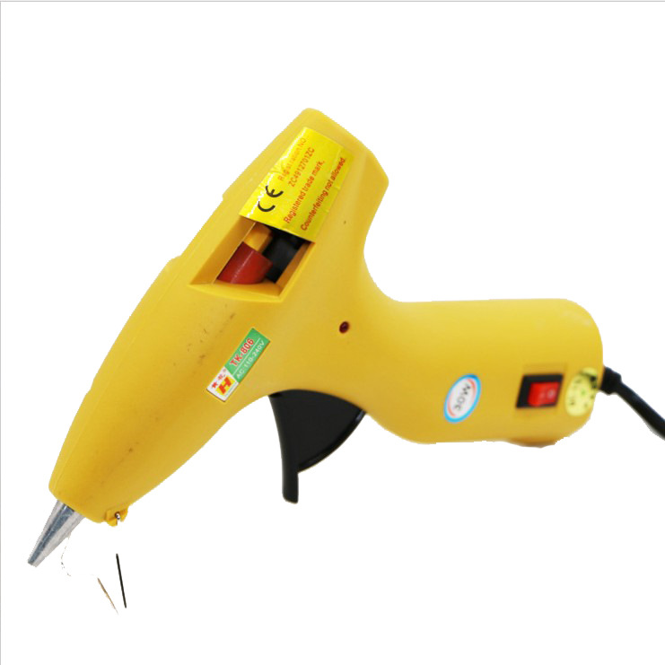 Hot melt glue gun, Huanghua TK806 high temperature glue gun, 7mm hot glue stick, wholesale and distribution, 30W temperature control small glue gun