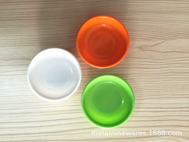 Внешняя торговля Меламин меламин 2,5-дюймовый круглый цвет маленькое блюдо уксус блюдо приправа блюдо 1 юань магазин поставки имитация фарфоровая посуда