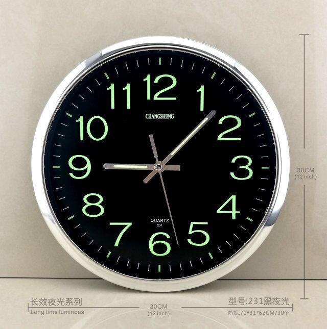 银色 231长效夜光钟