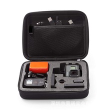 批发Gopro配件EVA硬壳包Hero5工具箱大容量收纳手提包 运动相机包