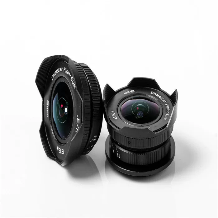 Lens, industrial camera, 360 degrees, 8mm