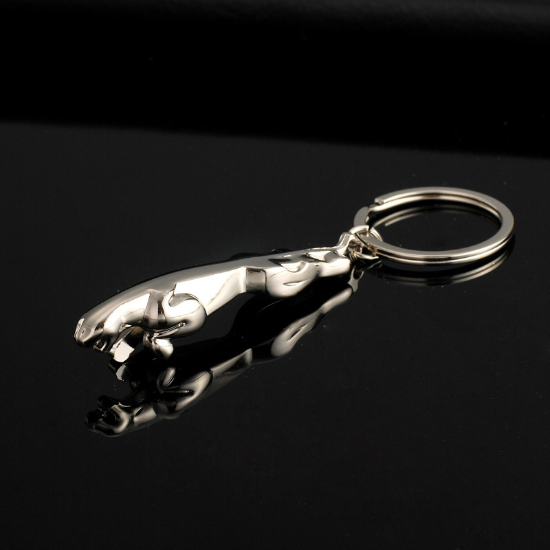 Metal Jaguar Jaguar Keychain Cheetah Keychain Creative Metal Car Pendant Advertising Exquisite Gift Metal Jaguar Jaguar Keychain Cheetah Keychain Creative Metal Car Pendant Advertising Exquisite Gift